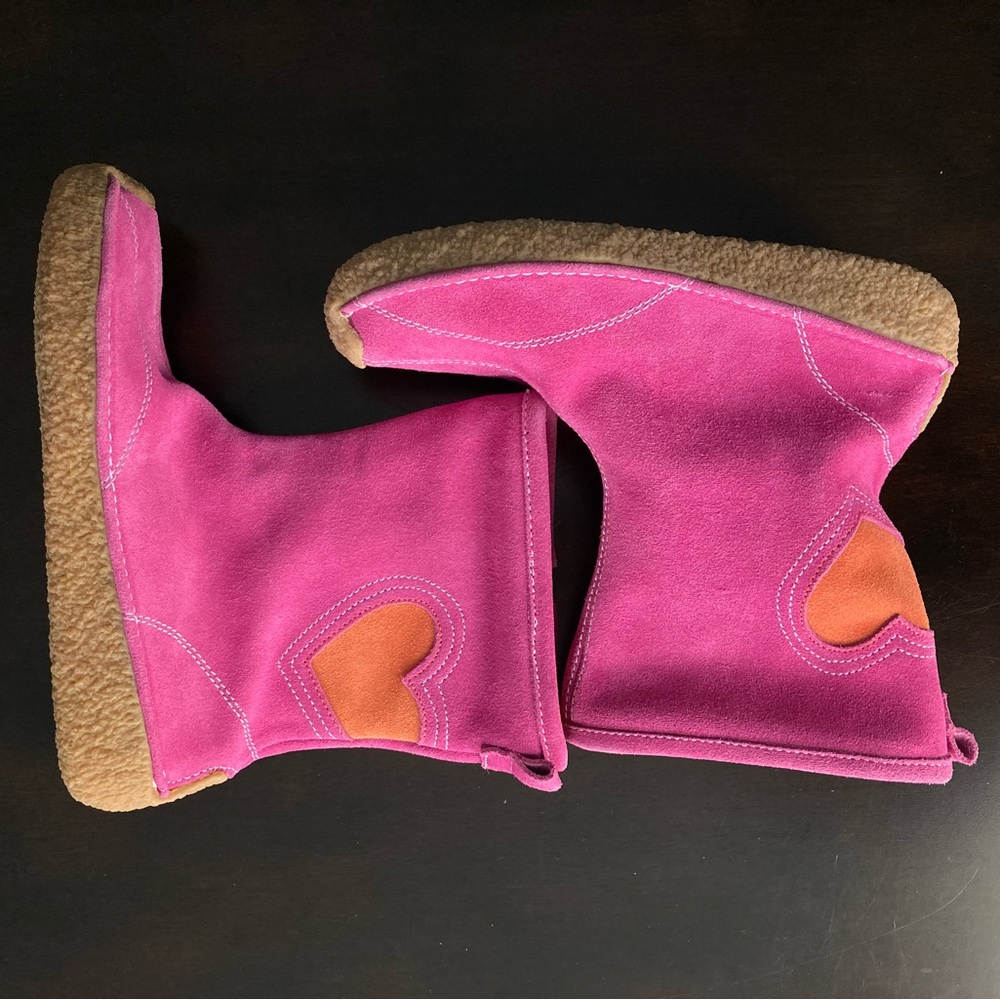 Morgan and Milo girls leather boots